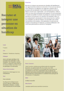 Recruter et intégrer une PSH
