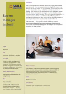 Formation manager inclusif