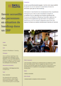 Accueillir au sein d'un ERP
