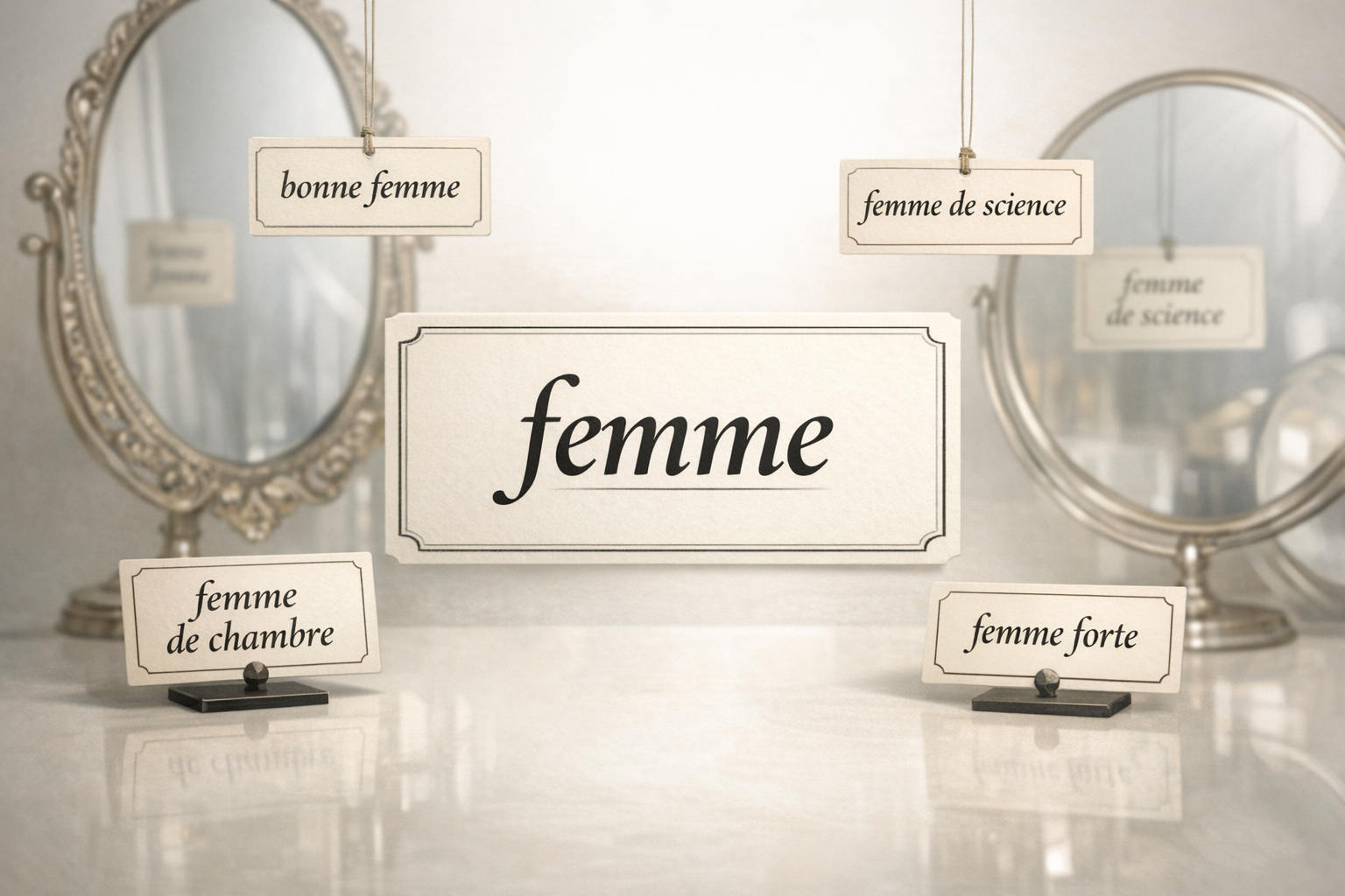 Lire la suite à propos de l’article Étymologie du mot femme (dictionnaire Alain Rey)